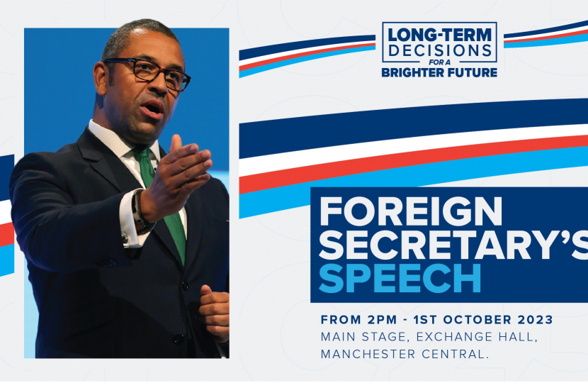 CPC23 Address from James Cleverly